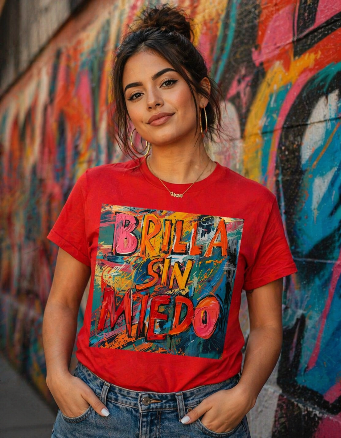 **Brilla Sin Miedo**  Tee "Shine without Fear"