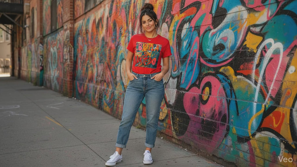 **Brilla Sin Miedo**  Tee "Shine without Fear"